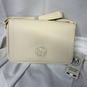 Valentino Orlandi handmade pebbled vegan leather  Handbag purse crossbody